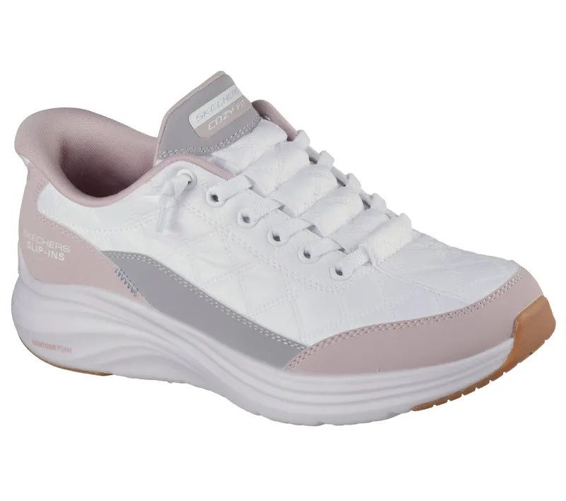 Skechers Skechers Slip-ins: Contour Foam – Wit / Lavendel (150404-WLV)