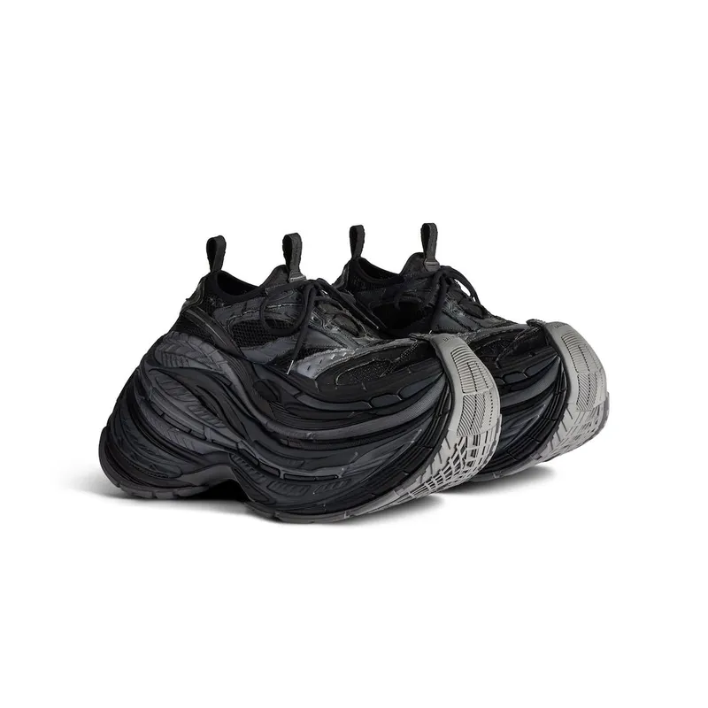 Balenciaga Men’s Platform Reduced Sneaker In Dark Grey Dark Grey (821137WPLTF1011)