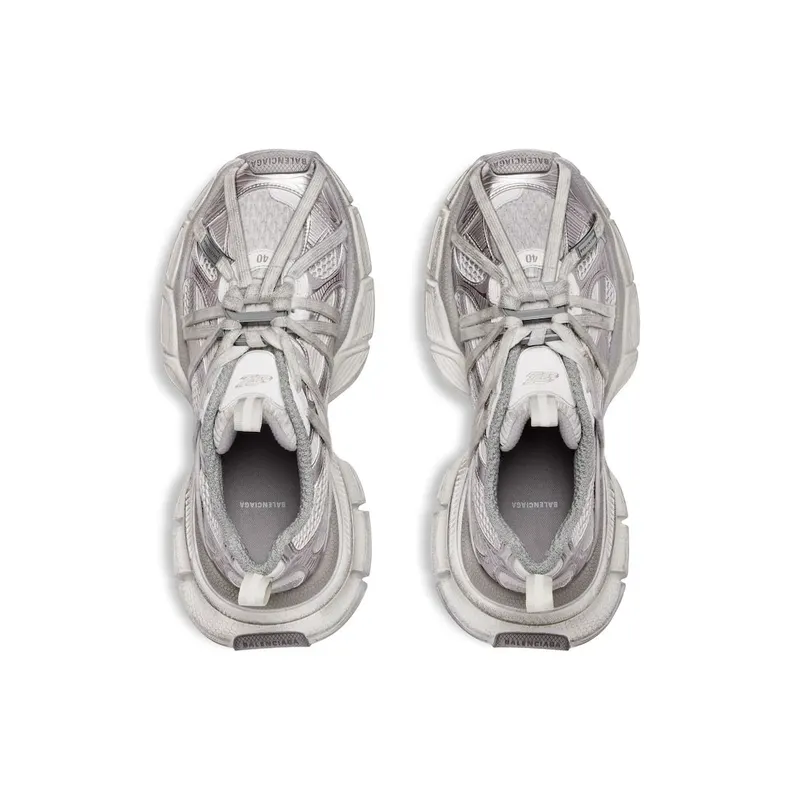 Balenciaga Men’s 3xl Extreme Laces B Sneaker In Grey Grey (825601W3XCH1101)