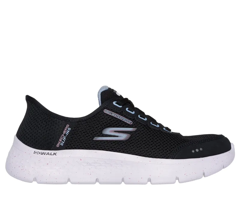 Skechers Skechers Slip-ins: GO WALK Flex – Clear Creek – Zwart / Mauve (124846-BKMV)