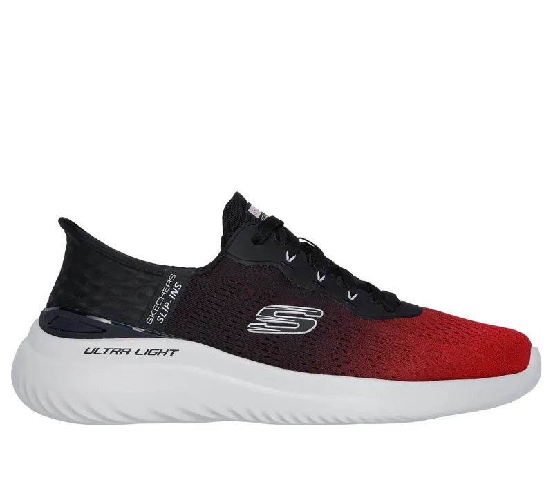 Skechers Skechers Slip-ins: Bounder 2.0 – Tellem – Zwart / Rood (232928-BKRD)
