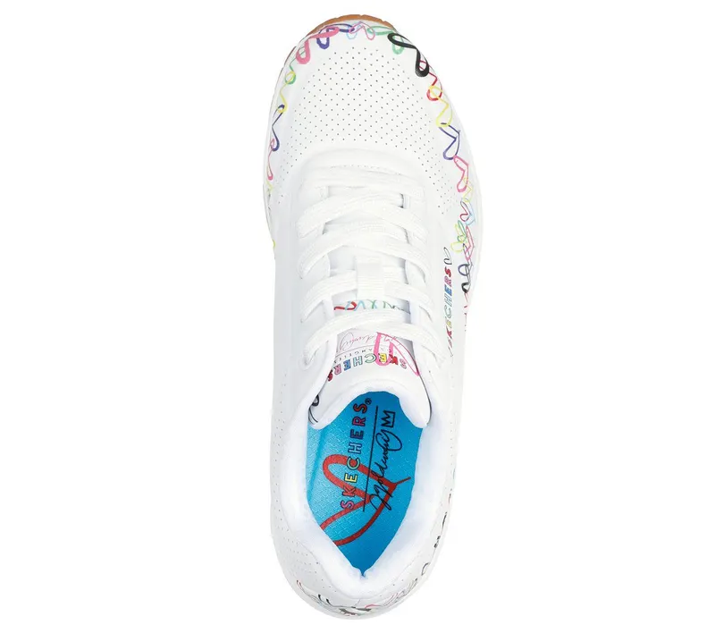 Skechers JGoldcrown: Uno – Love All Around – Wit / Multi (177917-WMLT)