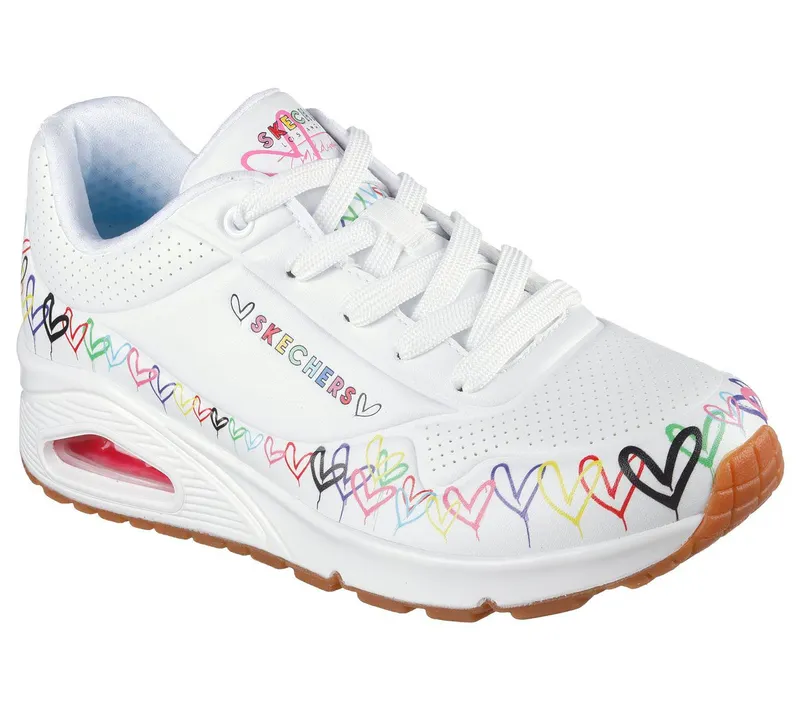 Skechers JGoldcrown: Uno – Love All Around – Wit / Multi (177917-WMLT)