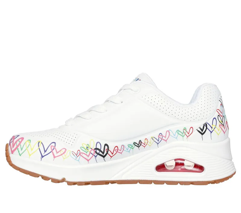 Skechers JGoldcrown: Uno – Love All Around – Wit / Multi (177917-WMLT)