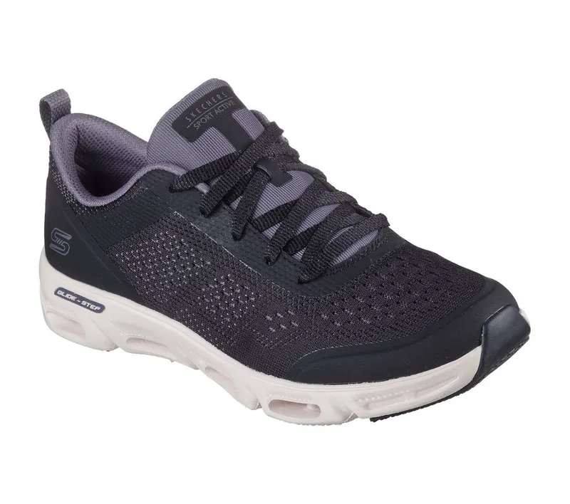 Skechers Glide-Step Gratify – Lume – Zwart / Natuurlijk (104607-BKNT)