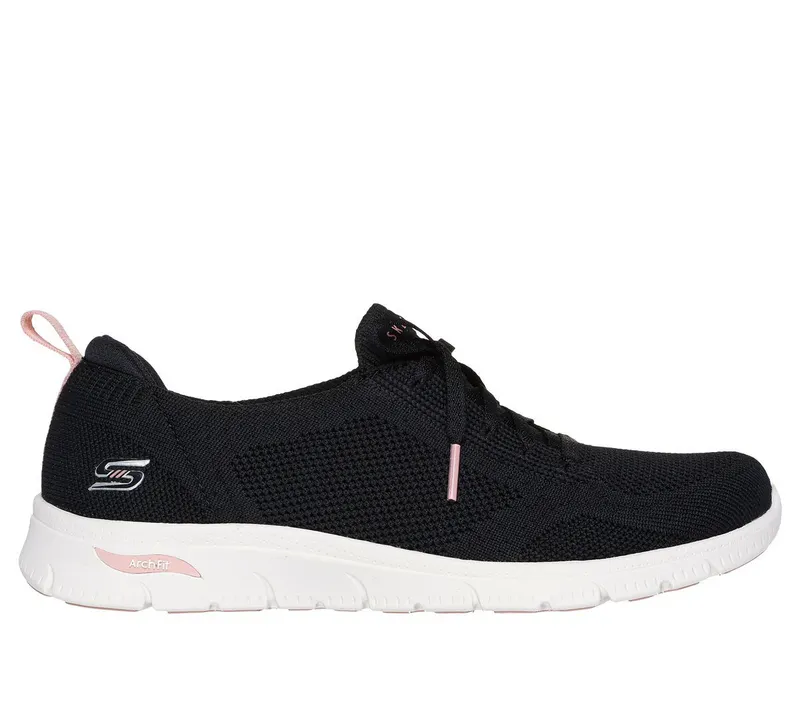 Skechers Arch Fit Refine 2.0 – Tenacious – Zwart / Roze (104688-BKPK)