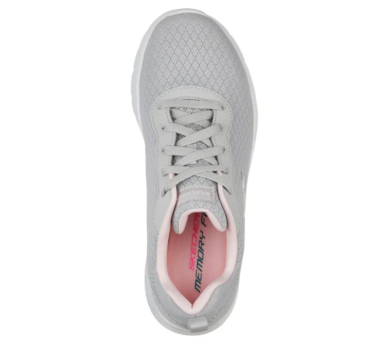 Skechers Dynamight 2.0 – Eye to Eye – Licht Grijs / Roze (12964-LGPK)