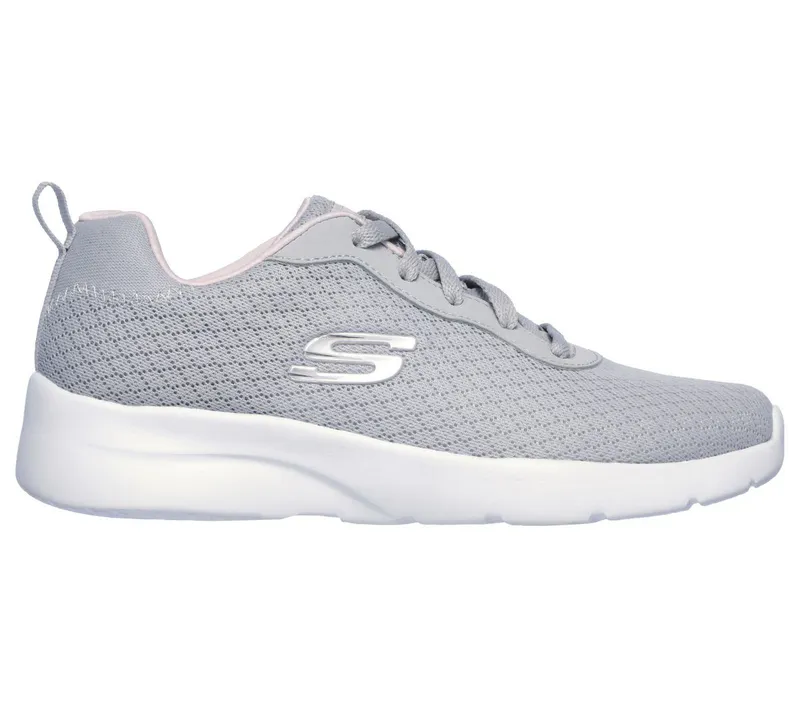 Skechers Dynamight 2.0 – Eye to Eye – Licht Grijs / Roze (12964-LGPK)