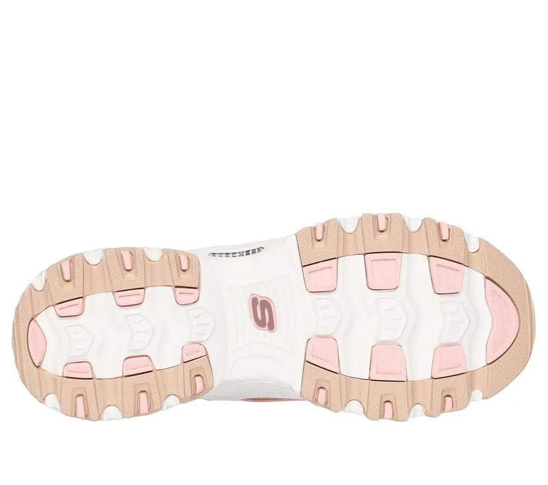 Skechers D’Lites – Popular Vote – Gebroken Wit / Bruin (150241-OWBR)