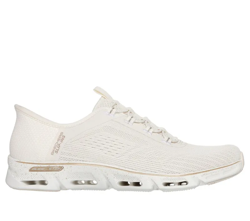 Skechers Skechers Slip-ins: Glide-Step Gratify – Pace – Natuurlijk / Goud (104610-NTGD)