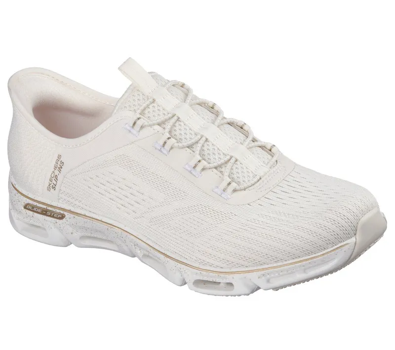 Skechers Skechers Slip-ins: Glide-Step Gratify – Pace – Natuurlijk / Goud (104610-NTGD)