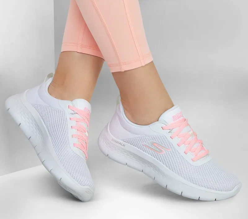 Skechers GO WALK Flex – Alani – Wit / Roze (124952-WPK)