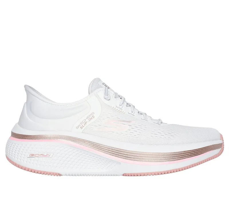 Skechers Skechers Slip-ins: GO RUN Elevate 2.0 – Banyan – Wit / Roze (129006-WPK)