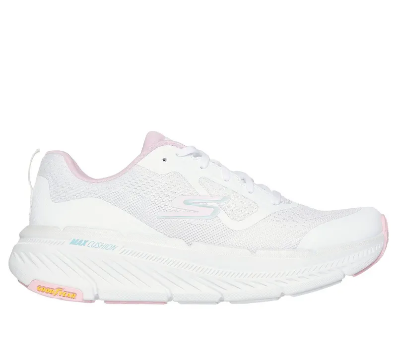 Skechers Max Cushioning Premier 2.0 – Hillsborough – Wit / Roze (129700-WPK)