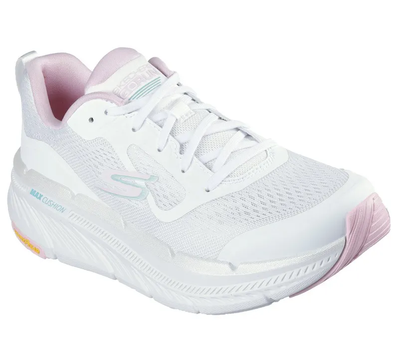 Skechers Max Cushioning Premier 2.0 – Hillsborough – Wit / Roze (129700-WPK)