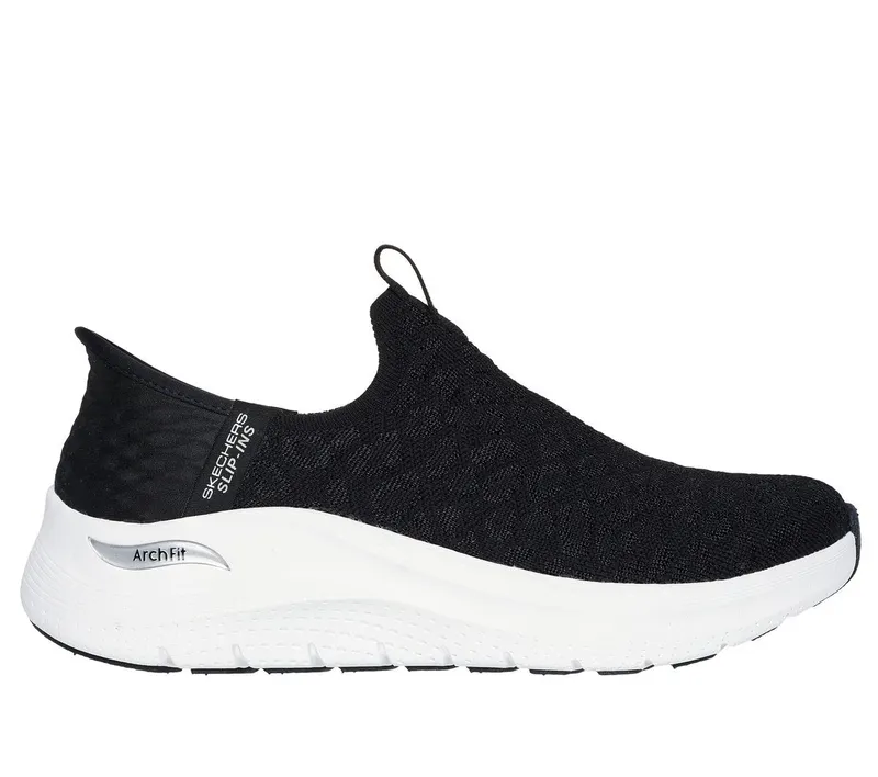 Skechers Skechers Slip-ins: Arch Fit 2.0 – Cheetah Chic – Zwart (150065-BLK)