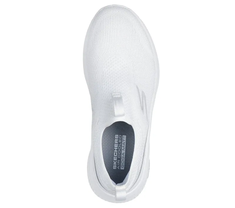 Skechers GO RUN Elevate – Cadena – Wit / Zilver (129010-WSL)