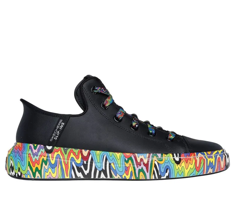 Skechers Skechers Slip-ins: Snoop One – Jen Stark Doggy Drip – Zwart / Multi (251121-BKMT)