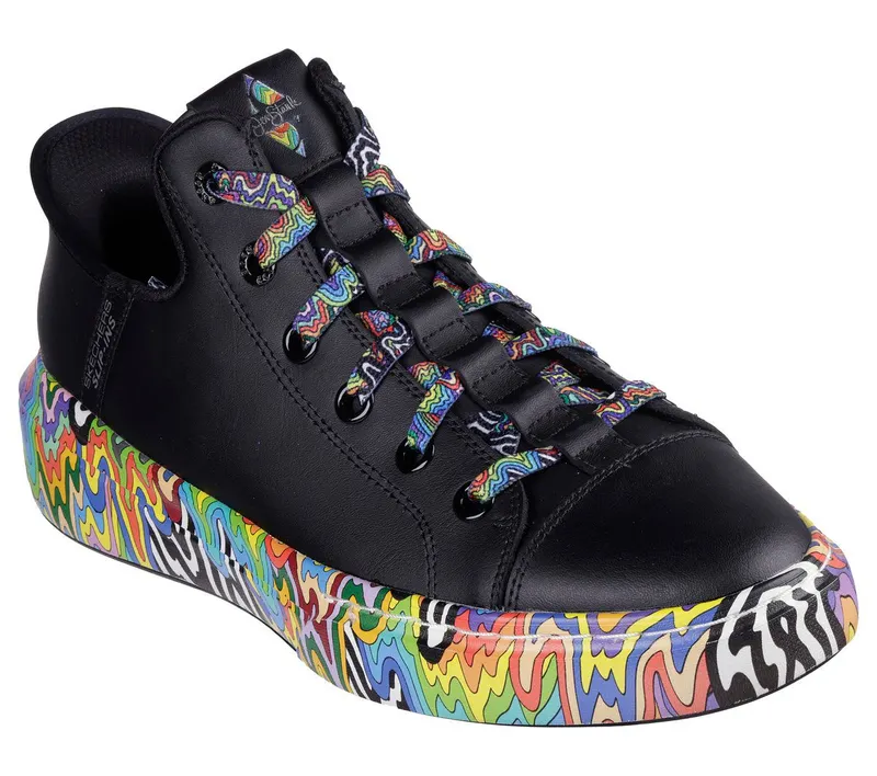 Skechers Skechers Slip-ins: Snoop One – Jen Stark Doggy Drip – Zwart / Multi (251121-BKMT)