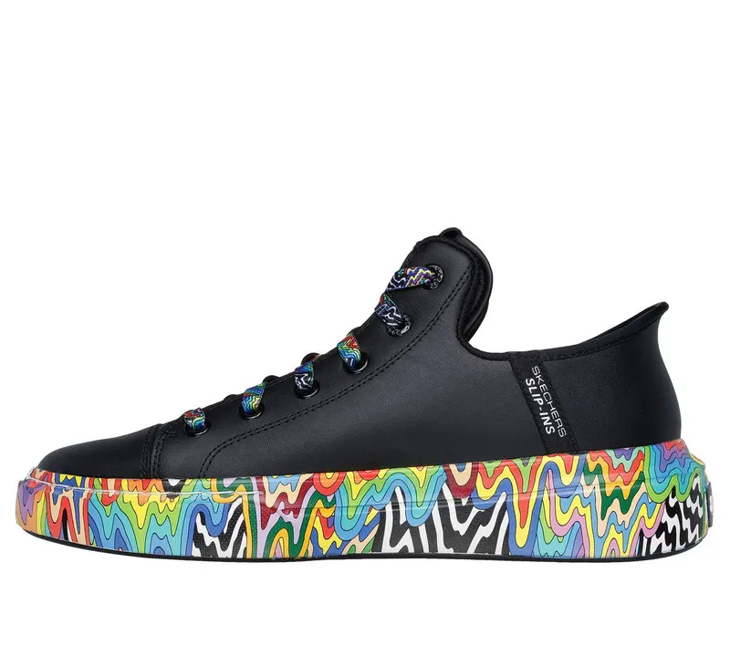 Skechers Skechers Slip-ins: Snoop One – Jen Stark Doggy Drip – Zwart / Multi (251121-BKMT)
