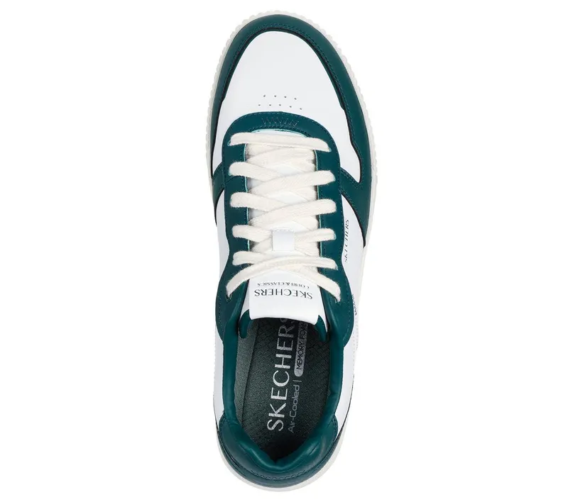 Skechers Jade – Strane – Wit / Groente (254043-WGR)