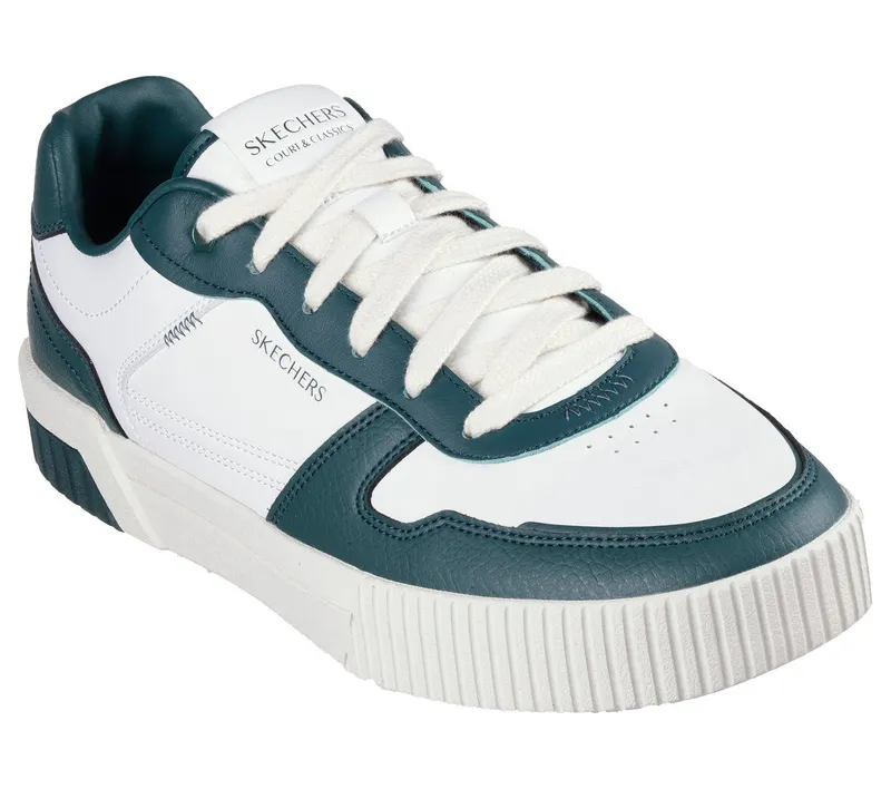 Skechers Jade – Strane – Wit / Groente (254043-WGR)