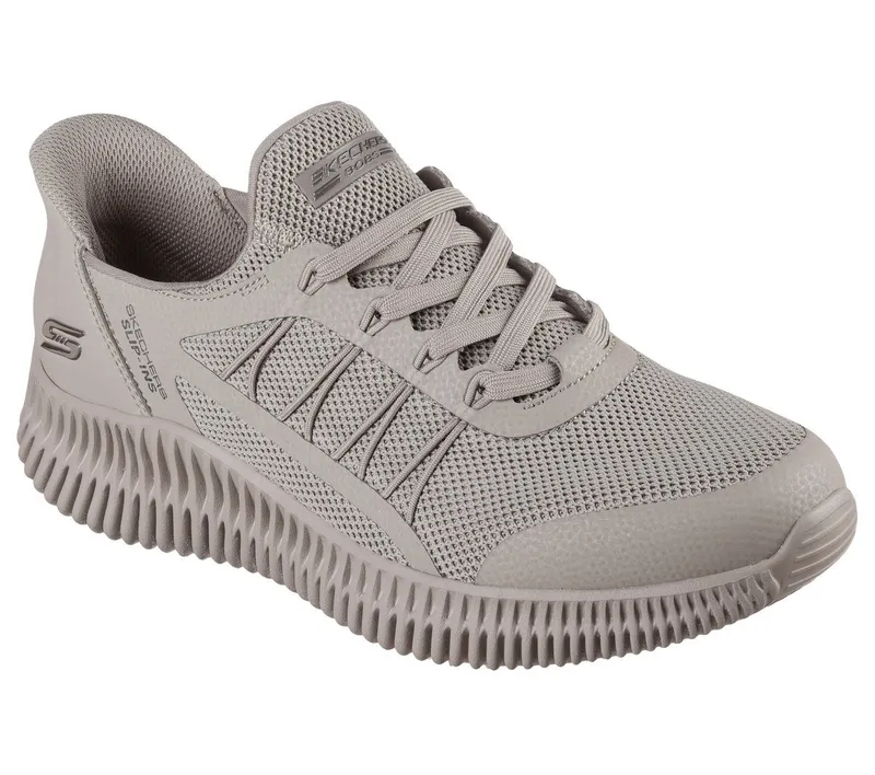Skechers Skechers Slip-ins: BOBS Geo Lite – Fixed Edge – Taupe (118419-TPE)