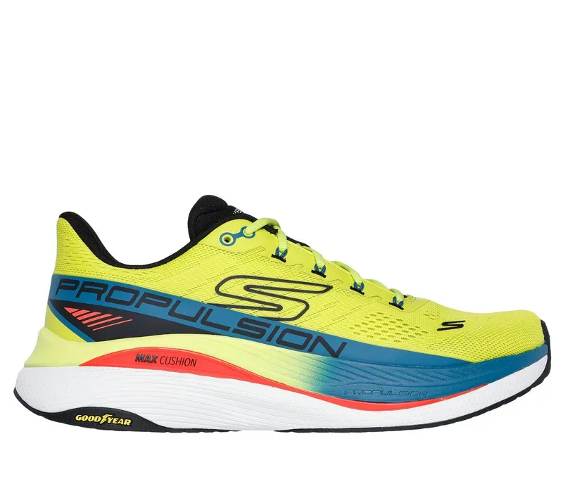 Skechers Max Cushioning Propulsion – Limoen / Zwart (220509-LMBK)