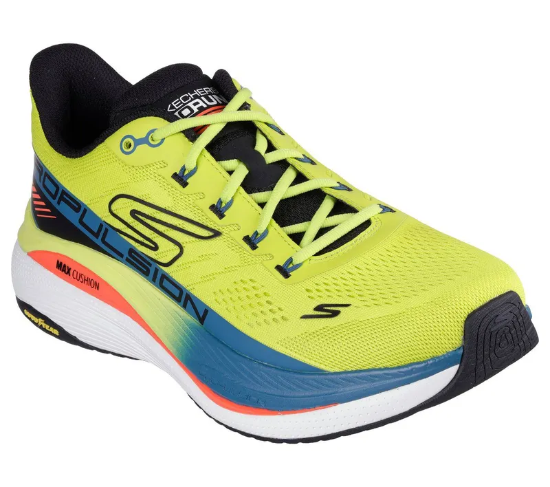 Skechers Max Cushioning Propulsion – Limoen / Zwart (220509-LMBK)
