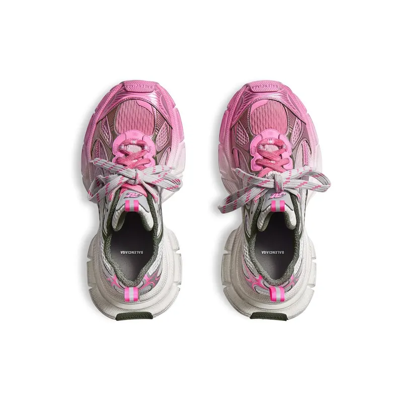 Balenciaga Women’s 3xl Toe Spray Sneaker In Grey / Pink / Dark Grey Grey / Pink / Dark Grey (734731W3XTS1511)