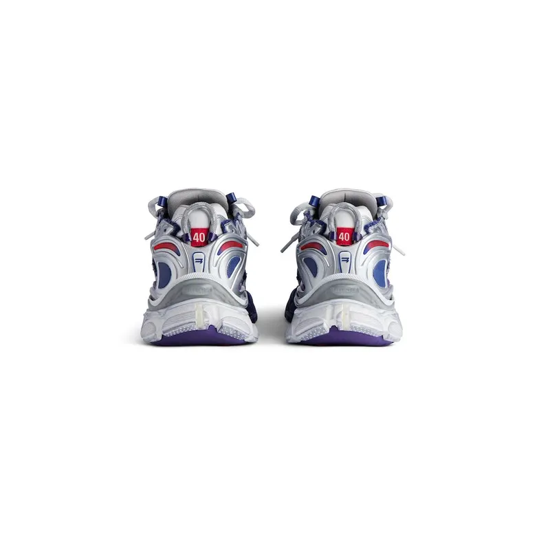 Balenciaga Men’s Runner Gradient Sneaker In Navy / Red / Grey Navy / Red / Grey (772774WRUNG4610)