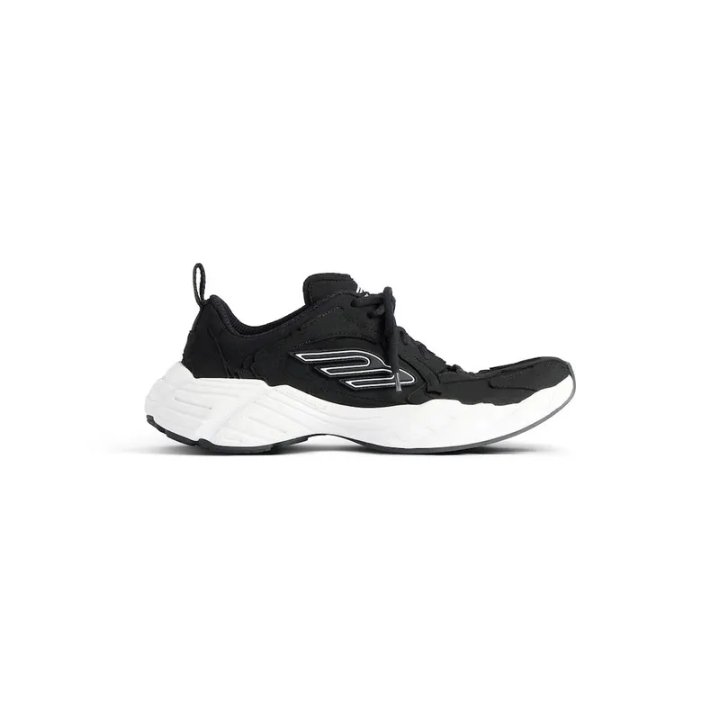 Balenciaga Men’s Monday Shoe In Black / White Black / White (825418WMNSS1000)