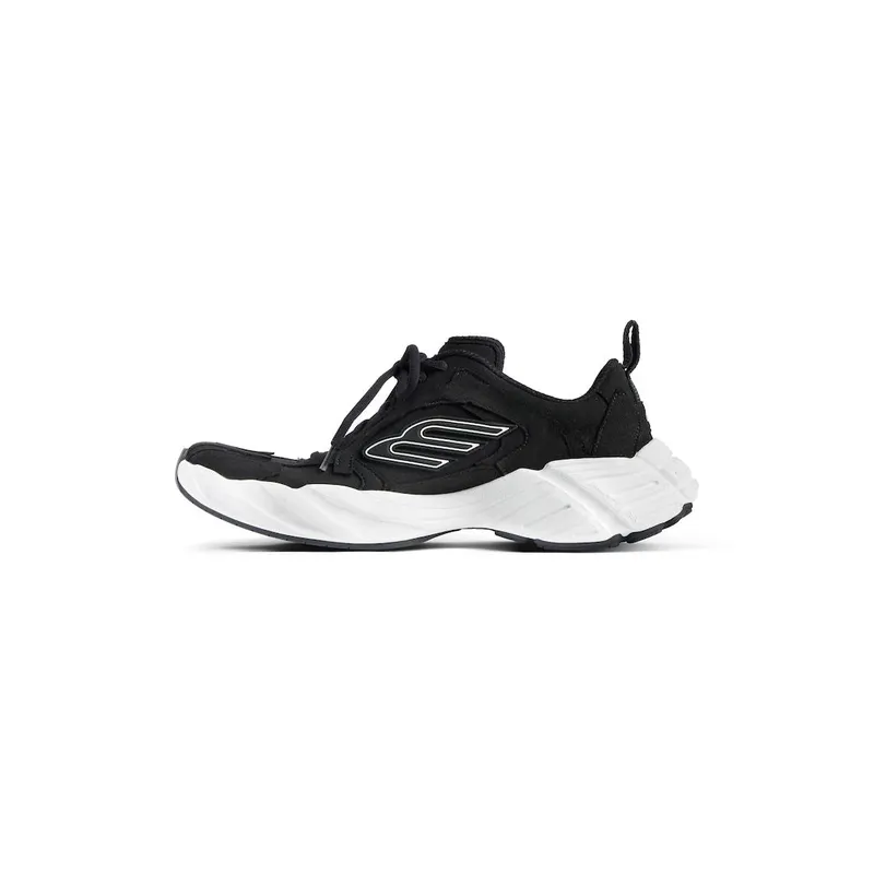 Balenciaga Men’s Monday Shoe In Black / White Black / White (825418WMNSS1000)