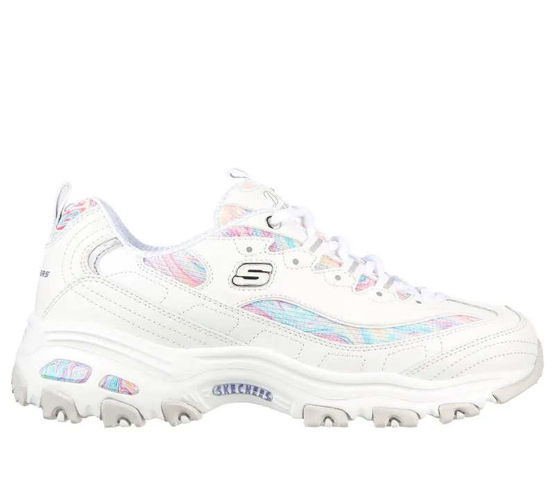 Skechers Skechers D’Lites – Whimsical Dreams – Wit / Multi (149789-WMLT)