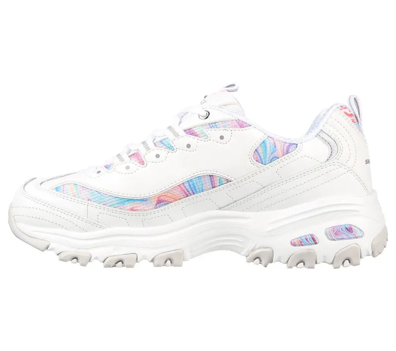 Skechers Skechers D’Lites – Whimsical Dreams – Wit / Multi (149789-WMLT)