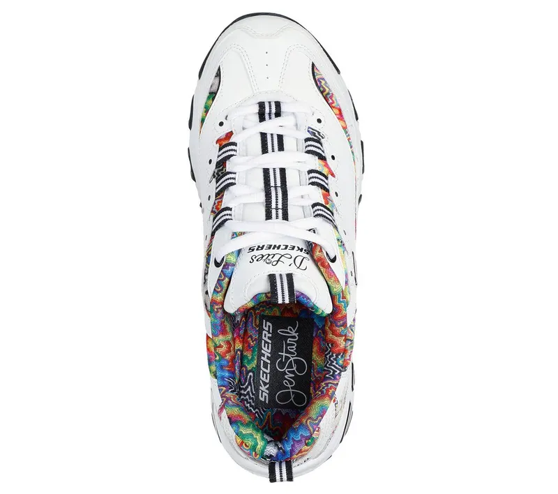 Skechers Jen Stark: D’Lites – Fresh Drip – Wit / Multi (150548-WMLT)