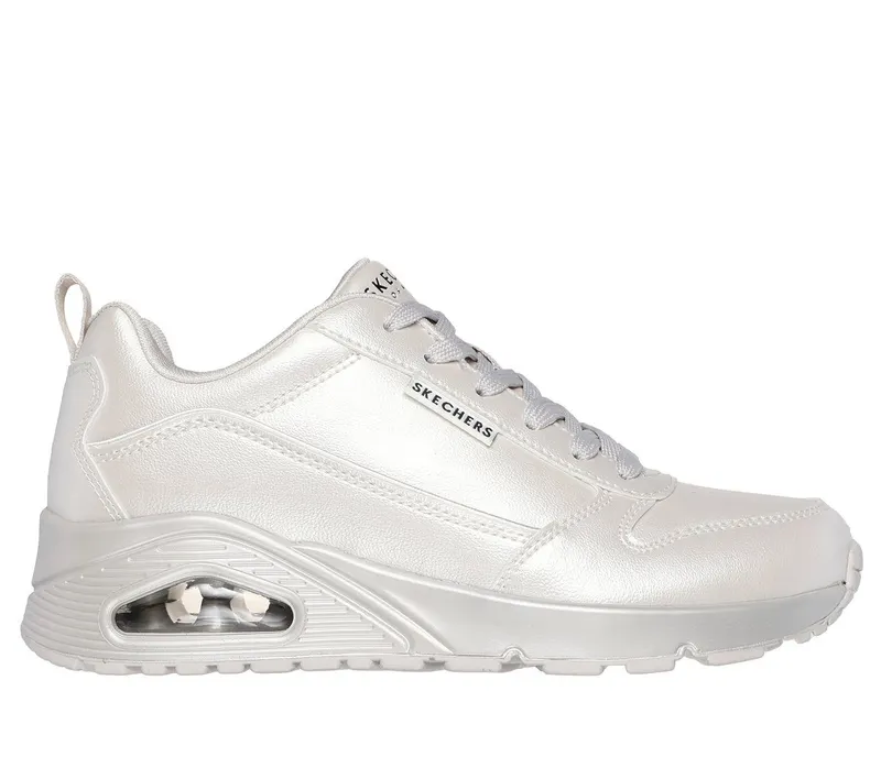 Skechers Uno – Galactic Gal – Gebroken Wit (177104-OFWT)