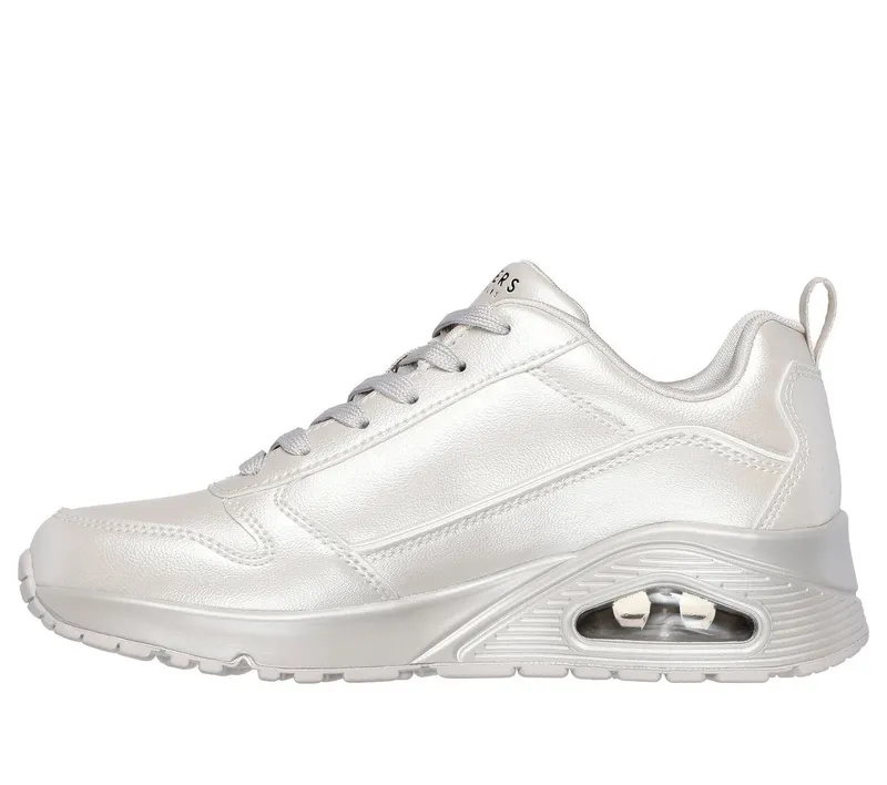 Skechers Uno – Galactic Gal – Gebroken Wit (177104-OFWT)