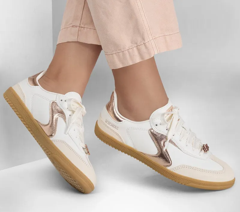 Skechers Hotshot – Cool Glow – Wit / Roos Goud (185236-WTRG)