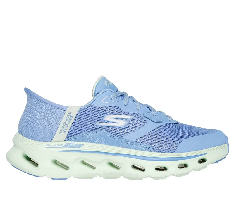 Skechers Skechers Slip-ins: GO WALK Glide-Step 2.0 – Belah – Blauw / Limoen (125115-BLLM)