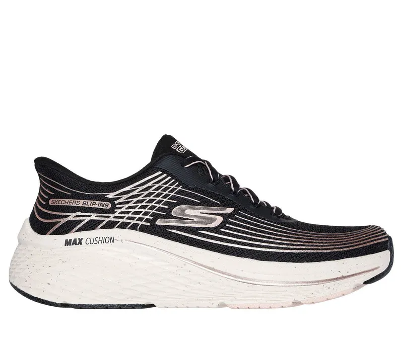 Skechers Skechers Slip-ins: Max Cushioning Elite 2.0 – Kaplan – Zwart / Roos Goud (129646-BKRG)
