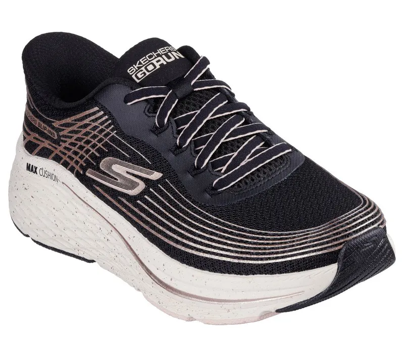 Skechers Skechers Slip-ins: Max Cushioning Elite 2.0 – Kaplan – Zwart / Roos Goud (129646-BKRG)