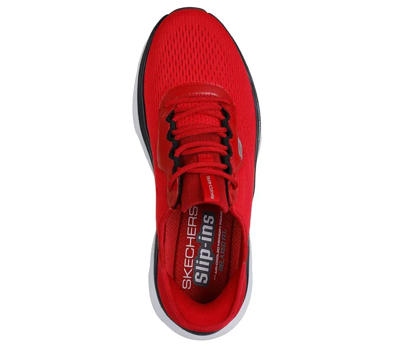 Skechers Skechers Slip-ins Relaxed Fit: D’Lux Vapor – Rood / Zwart (233060-RDBK)