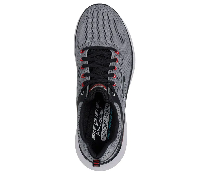 Skechers Relaxed Fit: Edgeride – Contention – Houtskool / Zwart (232843-CCBK)