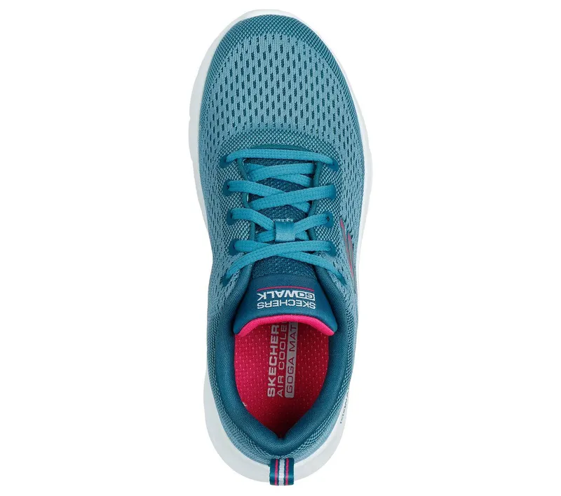 Skechers GO WALK Flex – Kali – Teal / Heet Roze (124830-TLHP)