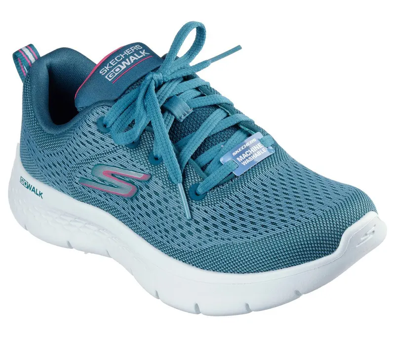 Skechers GO WALK Flex – Kali – Teal / Heet Roze (124830-TLHP)