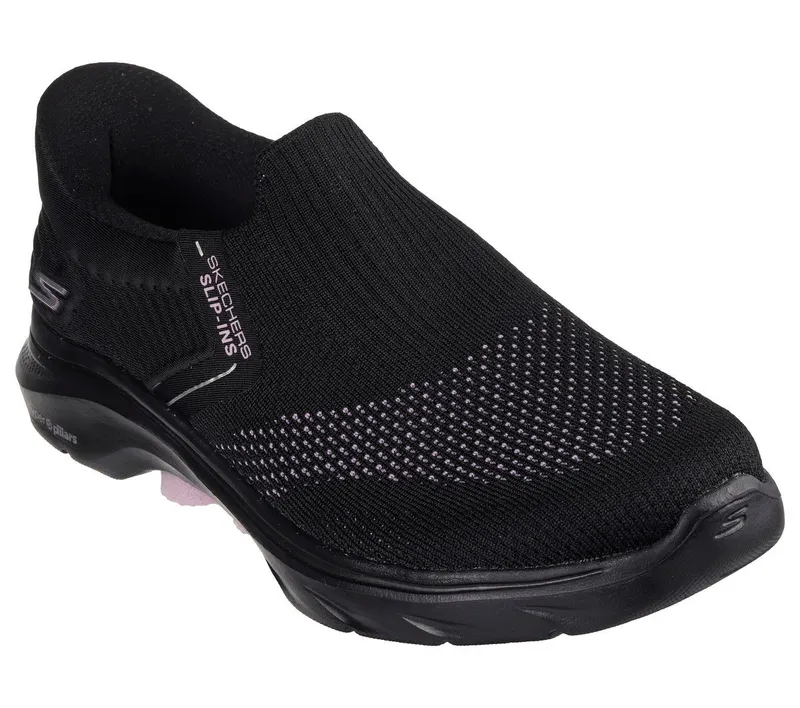 Skechers Skechers Slip-ins: GO WALK 7 – Ida – Zwart / Mauve (125246-BKMV)