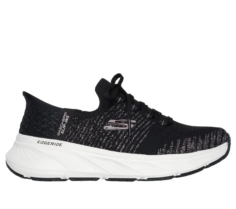 Skechers Skechers Slip-ins Relaxed Fit: Edgeride – Starlight – Zwart / Roos Goud (150476-BKRG)