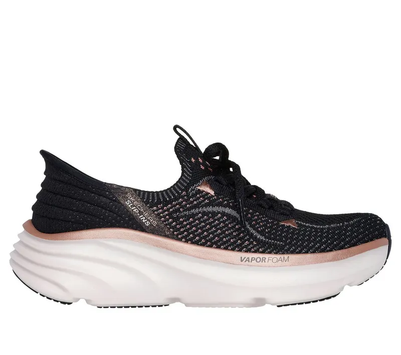 Skechers Skechers Slip-ins Relaxed Fit: D’Lux Vapor – Evening Glow – Zwart / Roos Goud (150584-BKRG)