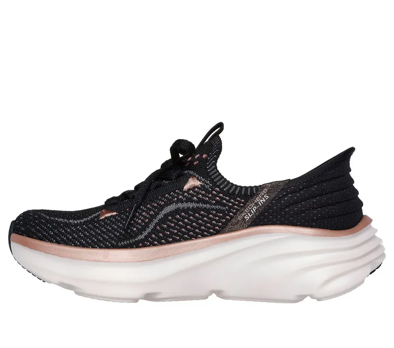 Skechers Skechers Slip-ins Relaxed Fit: D’Lux Vapor – Evening Glow – Zwart / Roos Goud (150584-BKRG)